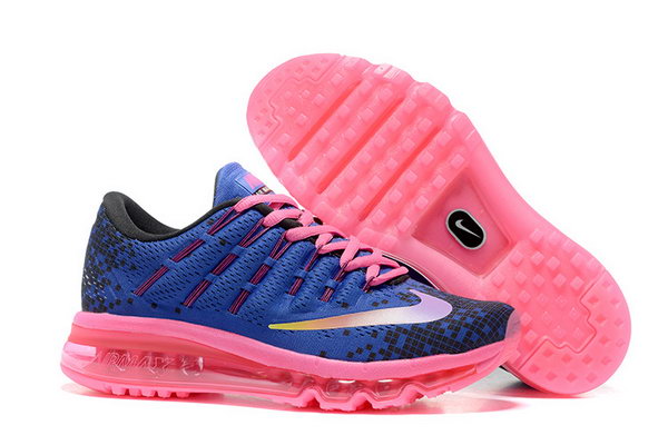 Womens Air Max 2016 Pink Blue Black Shoes Inexpensive
